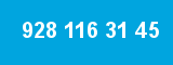 928 116 31 45 928 116 31 45
